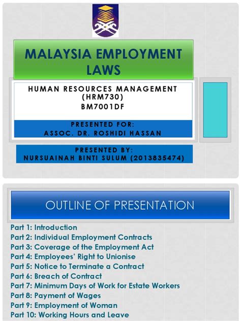 Contracts of service not to restrict rights of employees to join, participate in or organize trade unions. 15)Malaysia Employment Laws 1955 | Empleo | A través del ...