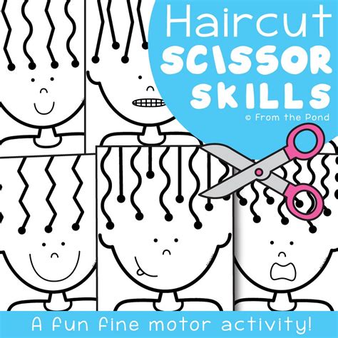 Fun Pages To Practice Cutting And Scissor Skills For Preschool And