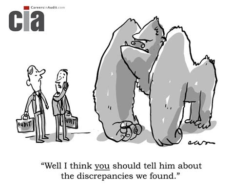 Audit Cartoon Discrepancies Internal Audit Accounting Humor Tax Memes