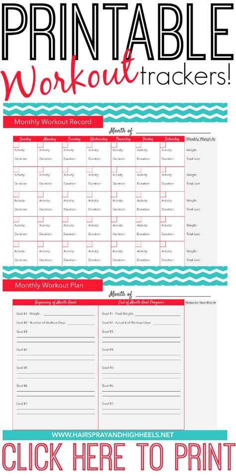 The Busy Bee Fitness Tracker Printable