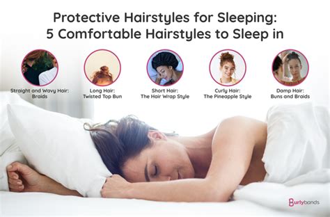 protective hairstyles for sleeping 5 comfortable hairstyles to sleep in burlybands