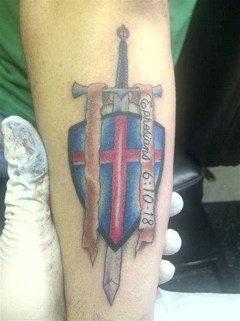 Armor Of God Tattoo Shield Tattoo Tattoos