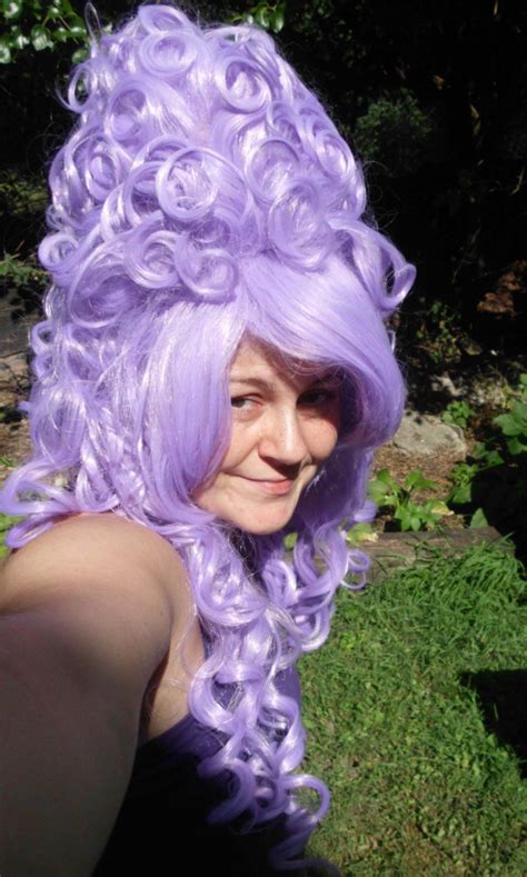 Marie Antoinette Wig Purple Wig Lavender Victorian Etsy