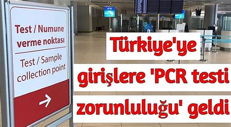 May 15, 2021 · türkiye ile sırbistan vatandaşları için ülkelere girişlerde zorunlu olan pcr testi uygulaması, karşılıklı olarak kaldırıldı. Türkiye'ye girişlere 'PCR testi zorunluluğu' geldi - Turkinfo
