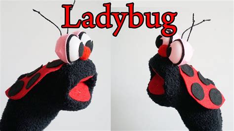 Ladybug Puppet Ana Diy Crafts Youtube