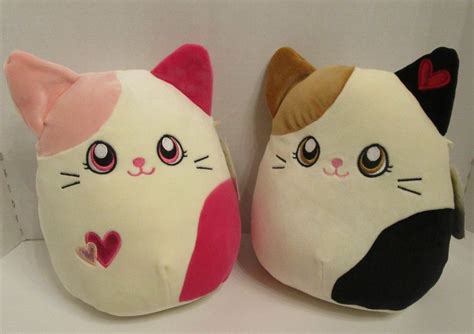 Squishmallow Calico Cat Valentines Pink Roxy & Oliver 10 ...