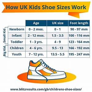 Kids Shoe Size Chart Printable