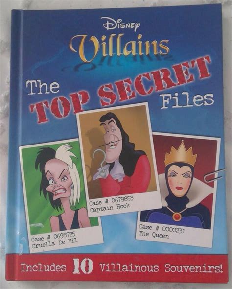 Disney Villains The Top Secret Files Book 3850331765