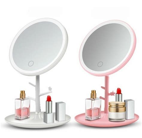 espelho camarim led maquiagem mesa portátil recarregavel mercado livre