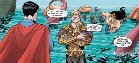 Aquaman Challenges Superman Comicnewbies