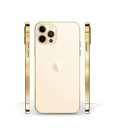 New Luxury 24k Gold Classic Iphone 13 Pro And Pro Max Gold Leronza