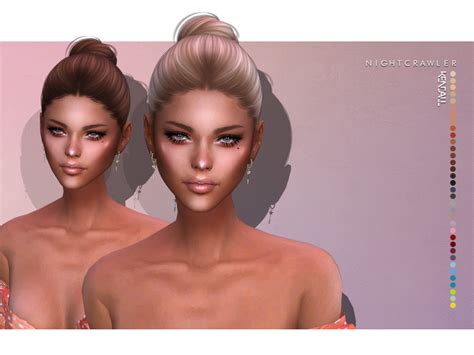 The Sims Resource Nightcrawler Kendall Hair