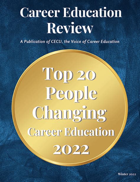 Career Education Reviews Top People Changing Career Education Career Education Review