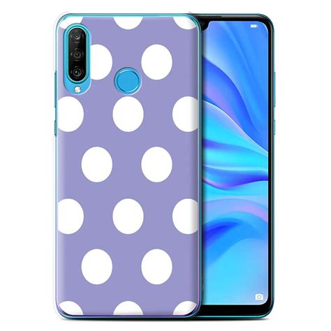 Stuff4 Casecover For Huawei P30 Lite 2019light Purplepolka Dot
