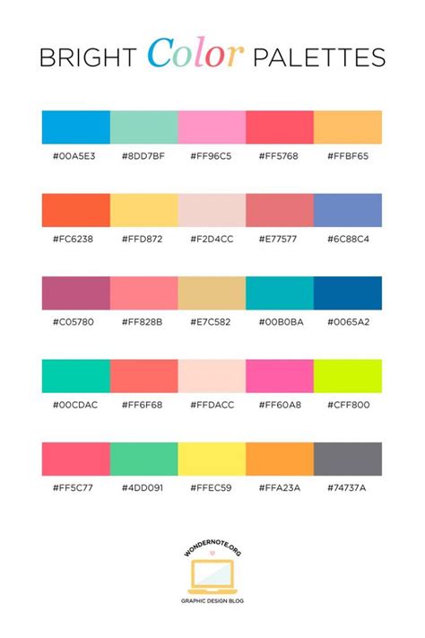 Pin By Yo B On Colors Color Palette Bright Hex Color Palette Color