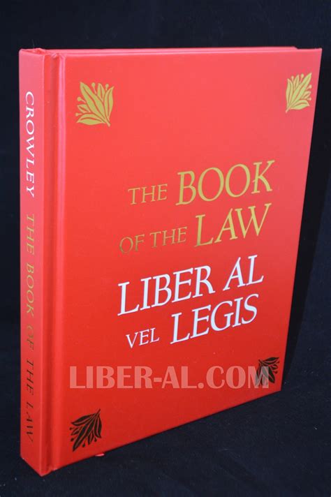The Book Of The Law Liber Al Vel Legis Liber