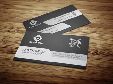 We actually call those our standard business cards. Nice & Simple Corporate Business Card | Corporate business ...