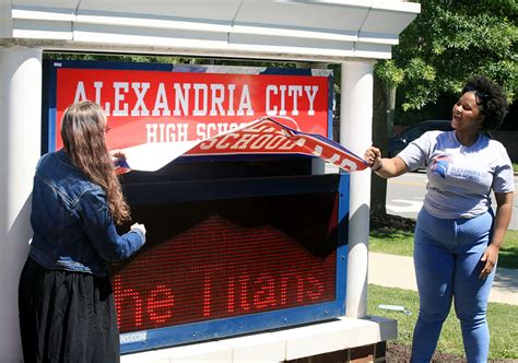With Alexandria City High School Marquee Unveiling Tc Williams High