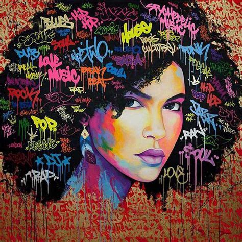 Buy African American Women Portrait Wall Art Black