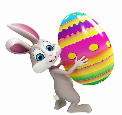 Easter Bunny Transparent Clipart Egg Colorful Yopriceville