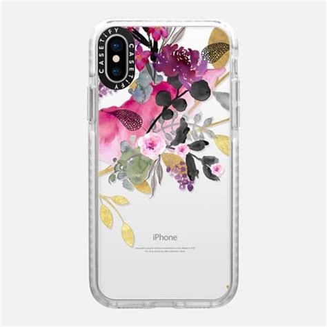 Casetify Iphone Xs Impact Case Flower Casetify Iphone Phone Cases