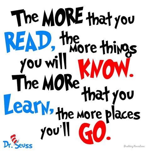 Quotes About Reading Dr Seuss 20 Quotes