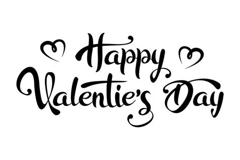 Happy Valentines Day Lettering Text By Volyk Thehungryjpeg