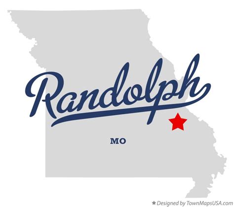 Map Of Randolph St Francois County Mo Missouri
