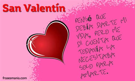 Imágenes de San Valentin, tarjetas con frases de amor para el 14 de Febrero