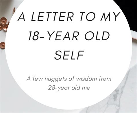 A Letter To My 18 Year Old Self Ownitbabe