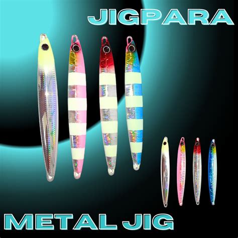 Jual Mberot Metal Jig Replika Oem Jigpara Glow In Dark Speed Vertical Umpan Mancing Laut 60gr