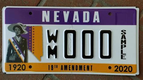 Nevada Commission For Women Unveils Women S Suffrage License Plate