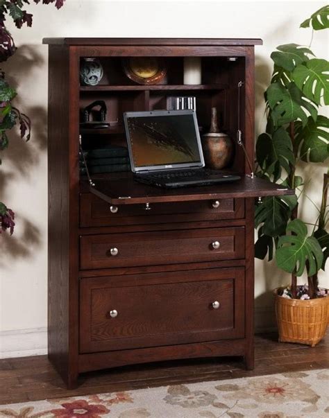 Solid Wood Computer Armoire Visualhunt