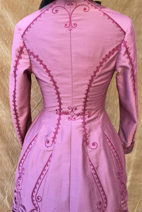 Victorian Dress 1880 Day Dress Walking Dress Etsy Italia