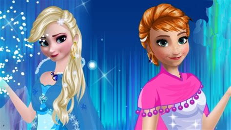 Disney Frozen Online Games Princess Elsa And Anna