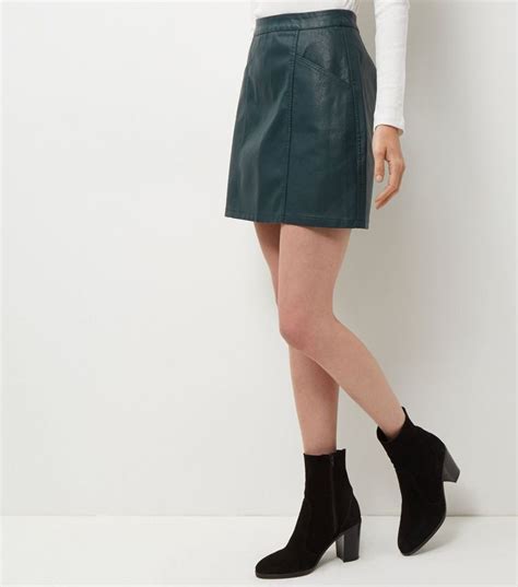 Skirts Women S Summer Long Skirts New Look Green Leather Skirt