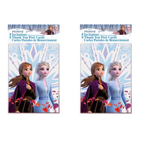 Paper Frozen Ii Birthday Invites Elsa Invitation Anna Invitation Frozen