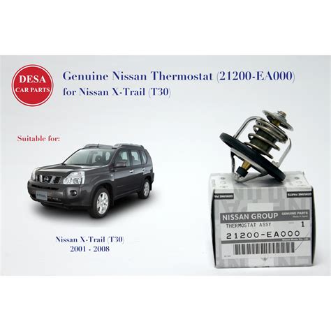 Genuine Nissan Thermostat For Nissan X Trail T30 21200 Ea000 Shopee Malaysia