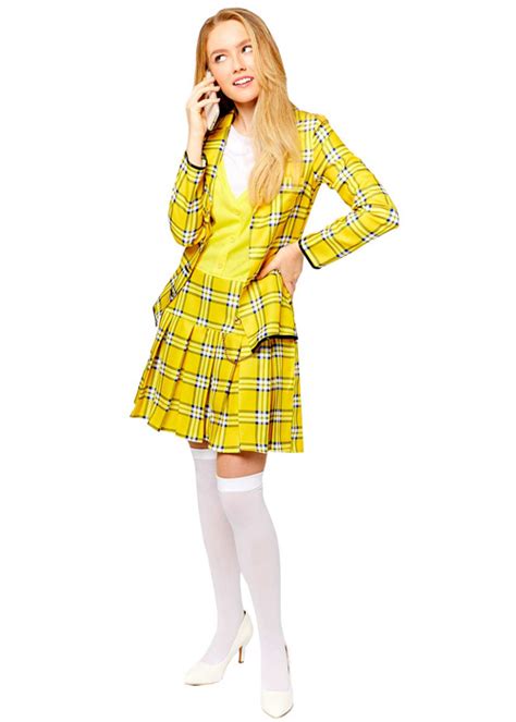 Womens Cher Yellow Clueless Costume Struts Party Superstore