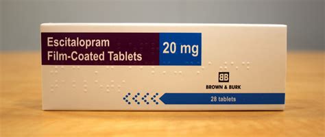 Escitalopram Tablet Brown And Burk Uk