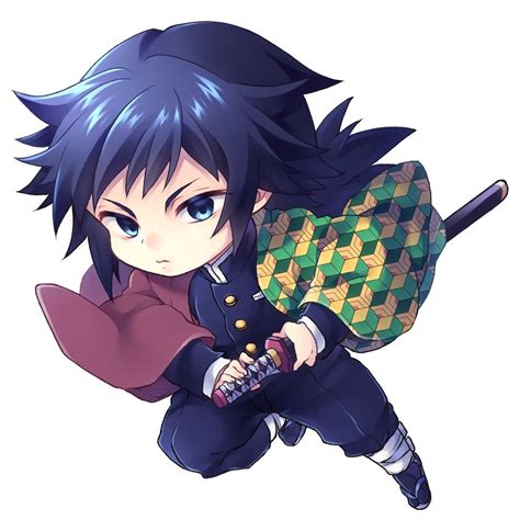 Giyuu Tomioka Chibi Anime Dễ Thương