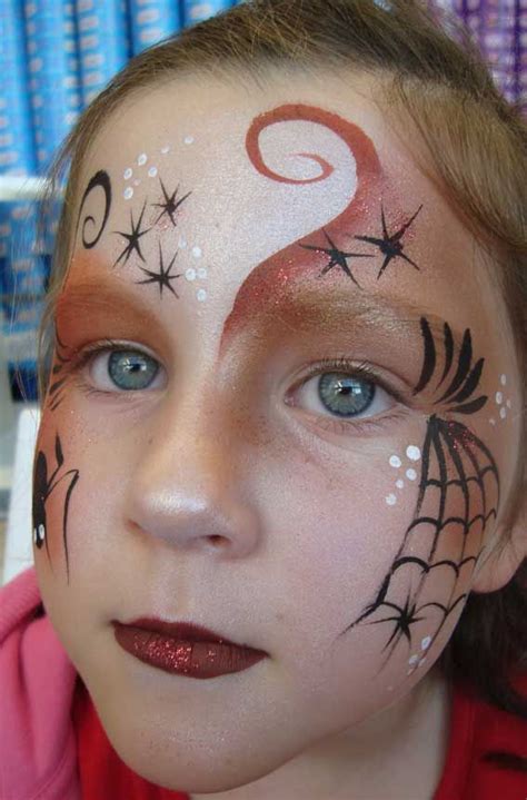 Witch Facepaint Witch Face Paint Face Painting Halloween Kids Witch