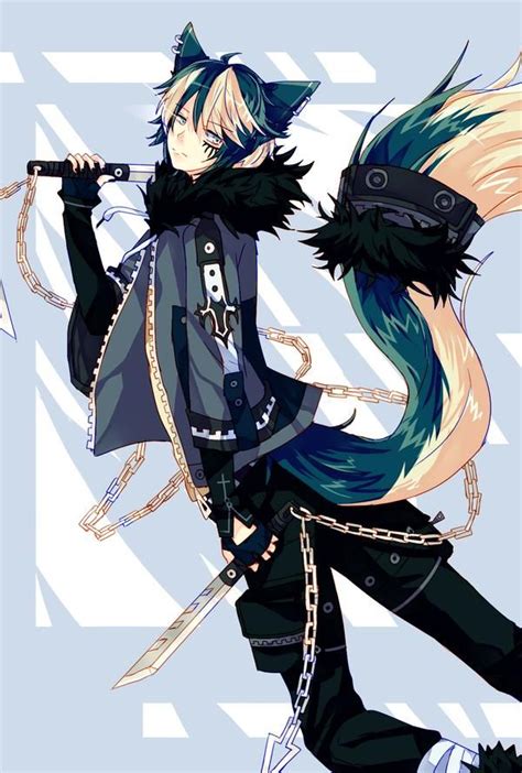 Anime Boy Dark Blue Hair