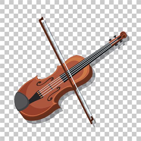 Classic Violin Isolated On Transparent Background 1437193 Vector Art At