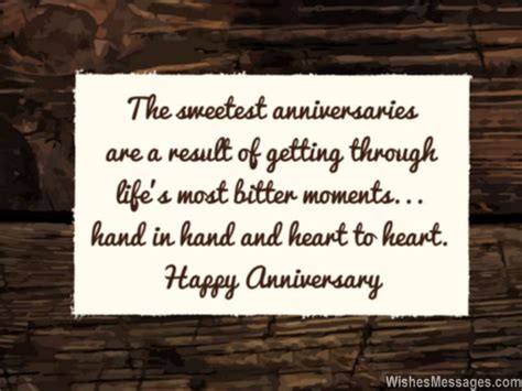 The following list of happy anniversary messages are intended to be humorous and provide great ideas for friends who wish to celebrate along the joyous i was going to get you an anniversary card, but i thought it more fitting that i get you a sympathy card for our anniversary. Anniversary Wishes for Couples: Wedding Anniversary Quotes ...