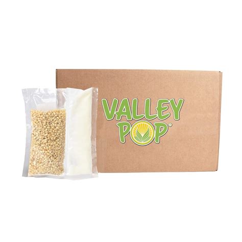 Valley Pop All In One Popcorn Kit For 8oz Kettle White