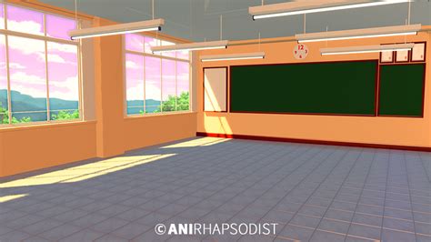 See more anime classroom background, hogwarts classroom wallpaper, classroom looking for the best classroom background? Morning Empty Classroom Without Curtains by anirhapsodist ...
