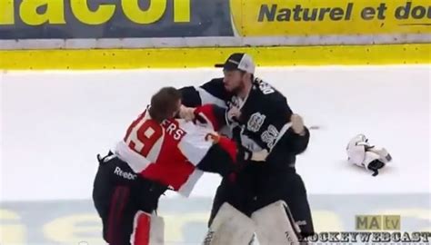 Search, discover and share your favorite nhl fights gifs. QMJHL Playoff Game Ends in Massive Bench-Clearing Brawl ...