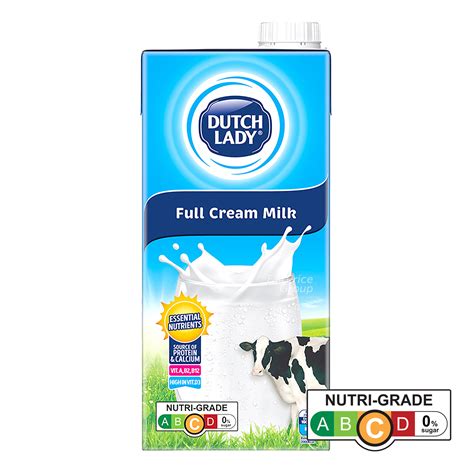 Dutch Lady Uht Milk Full Cream Plain Ntuc Fairprice