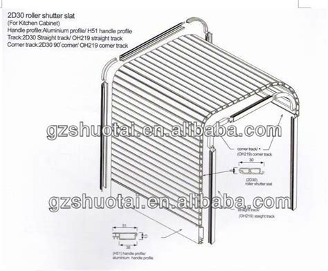 Kitchen cabinets with roller shutter; roller shutter cabinet | Places to Visit | Pinterest ...